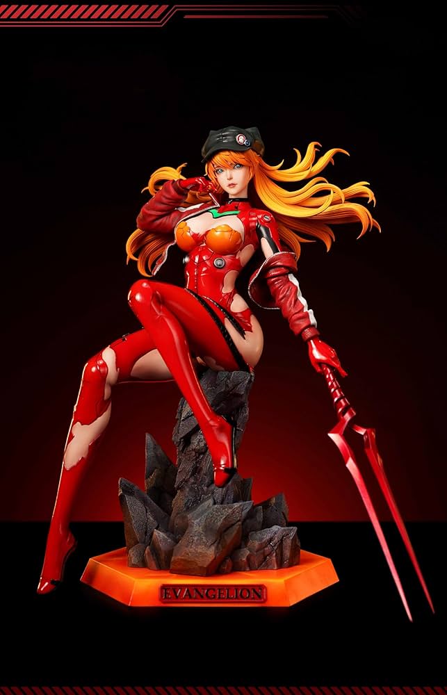 Amazon.co.jp: 惣流・アスカ・ラングレー フィギュア 1/4スケール 塗装