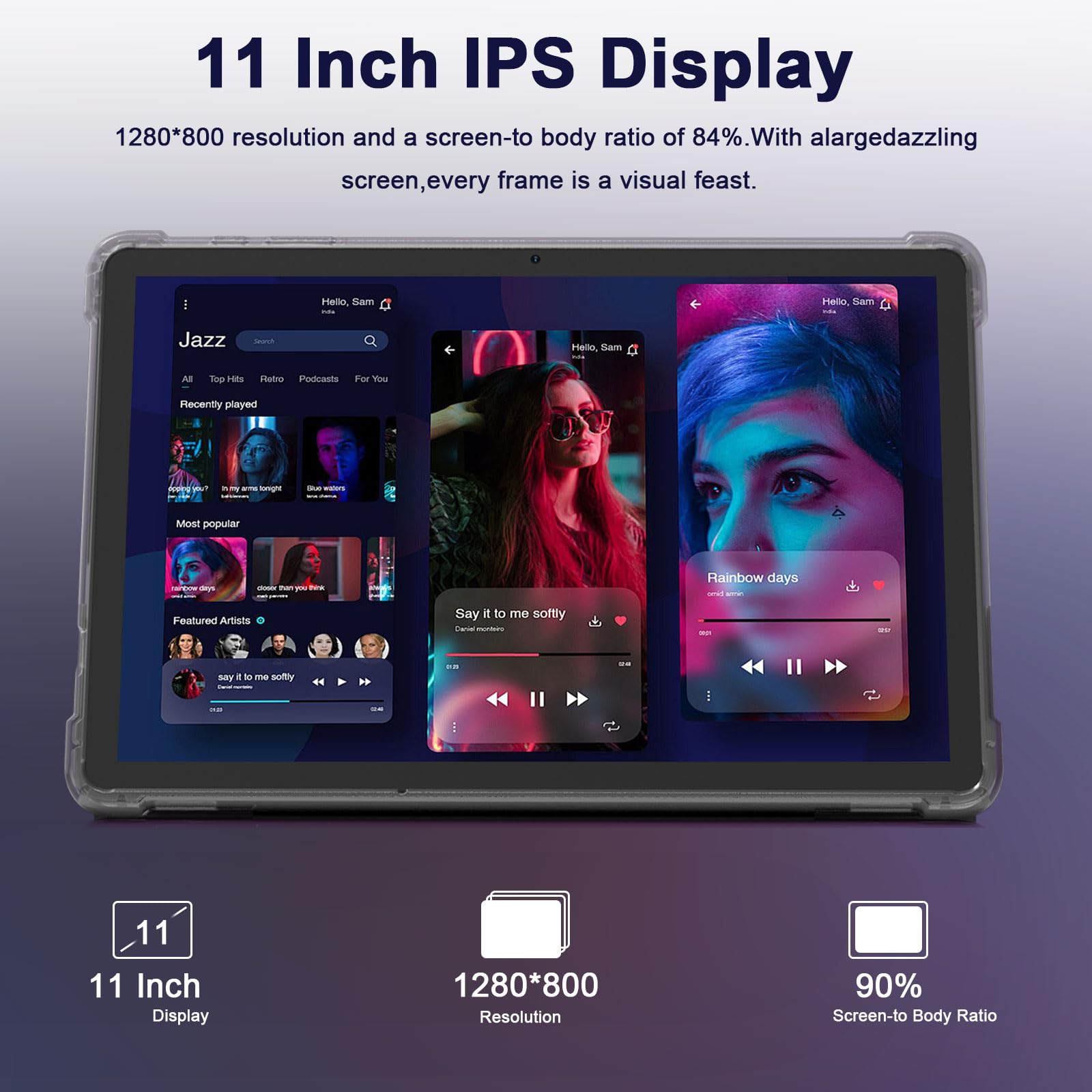 Amazon.com : 11 inch Tablet, 18GB + 128GB, Android 15 Tablet, 1TB