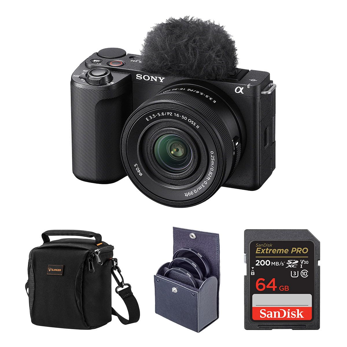 Amazon.com: Sony Alpha ZV-E10 II Mirrorless Camera with E PZ 16