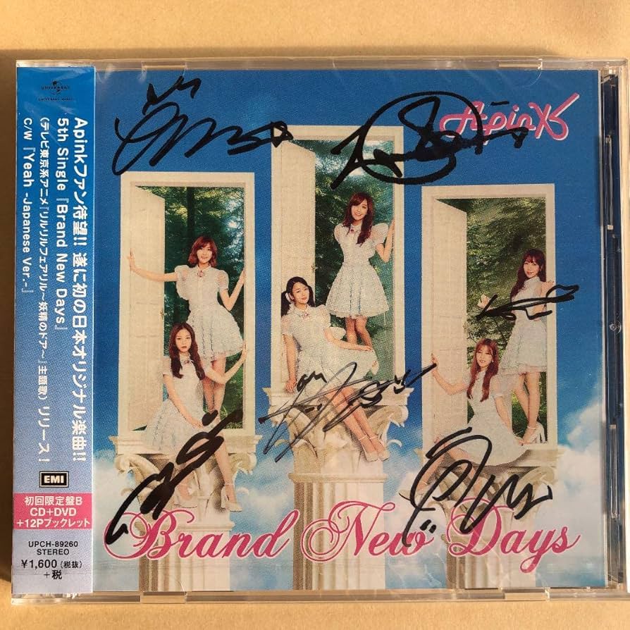 apink サイン 直筆 公式DVD サイン2箇所 apink サイン 直筆 公式DVD