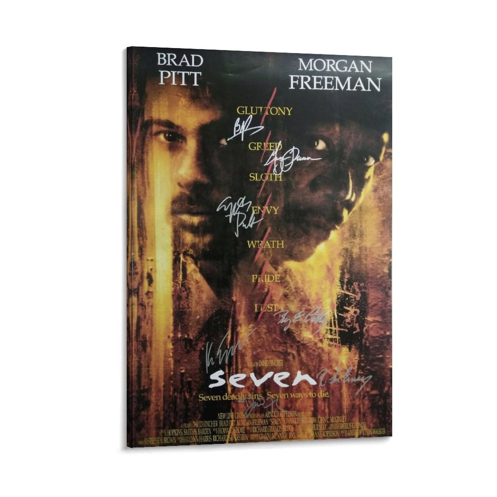 Amazon.co.jp: Seven映画セブン映画ポスターモーガンフリーマン