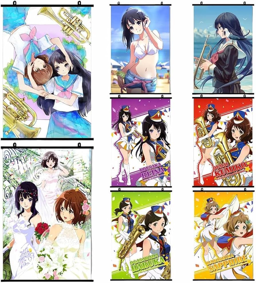 Amazon.co.jp: 2024 響け! ユーフォニアム タペストリー 掛ける絵 黄前
