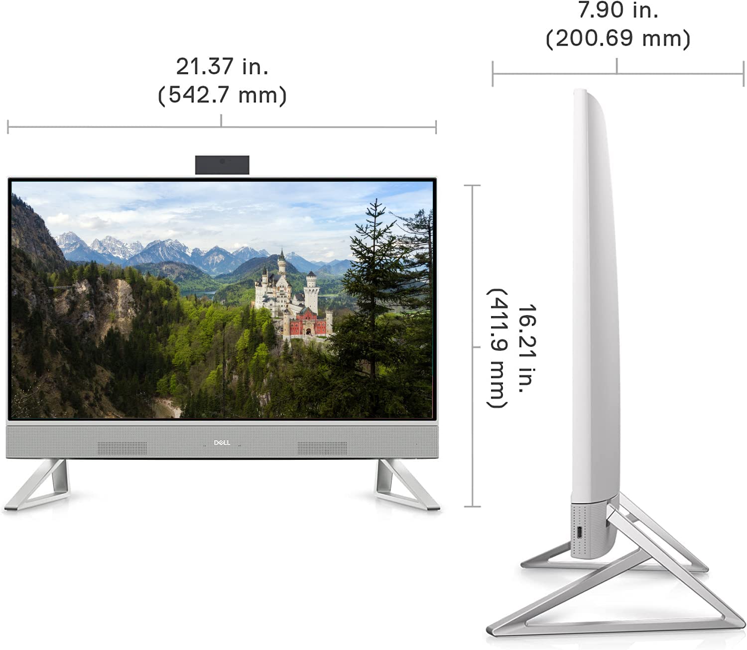 Amazon.com: Dell Inspiron 5410 All-in-One Desktop, 23.8'' FHD IPS