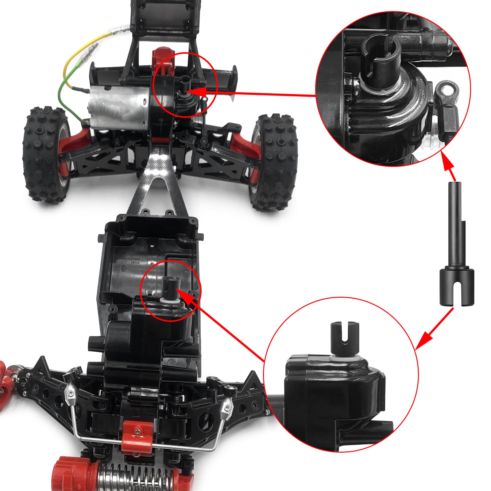 Amazon | TRZX 1/10 タミヤ 58391 ホットショット 4WD RCカー用