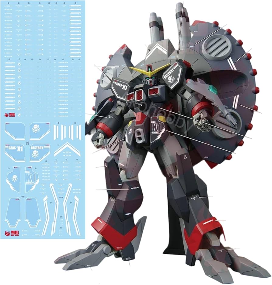 Amazon | HG デストロイガンダム デカール 蛍光 HGCE 水転写式 専用