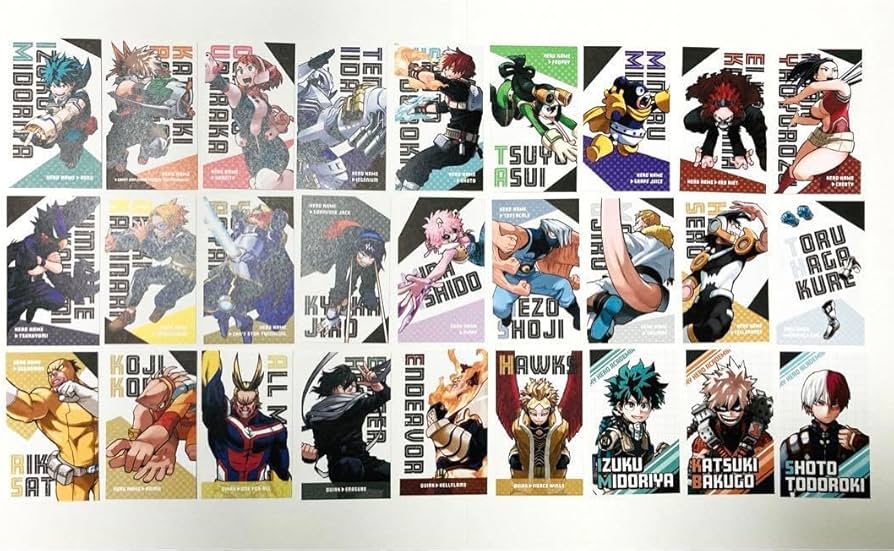 Amazon.co.jp: ヒロアカ展 名刺カードコレクション 第一弾