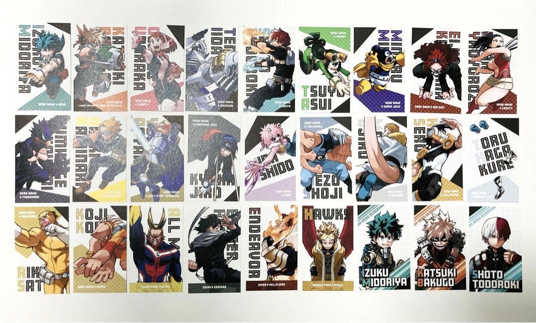 Amazon.co.jp: ヒロアカ展 名刺カードコレクション 第一弾