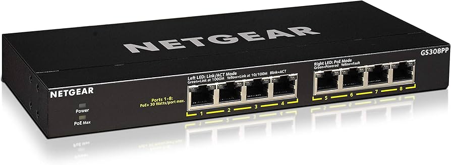 Amazon | NETGEAR 卓上型コンパクトアンマネージスイッチングハブ