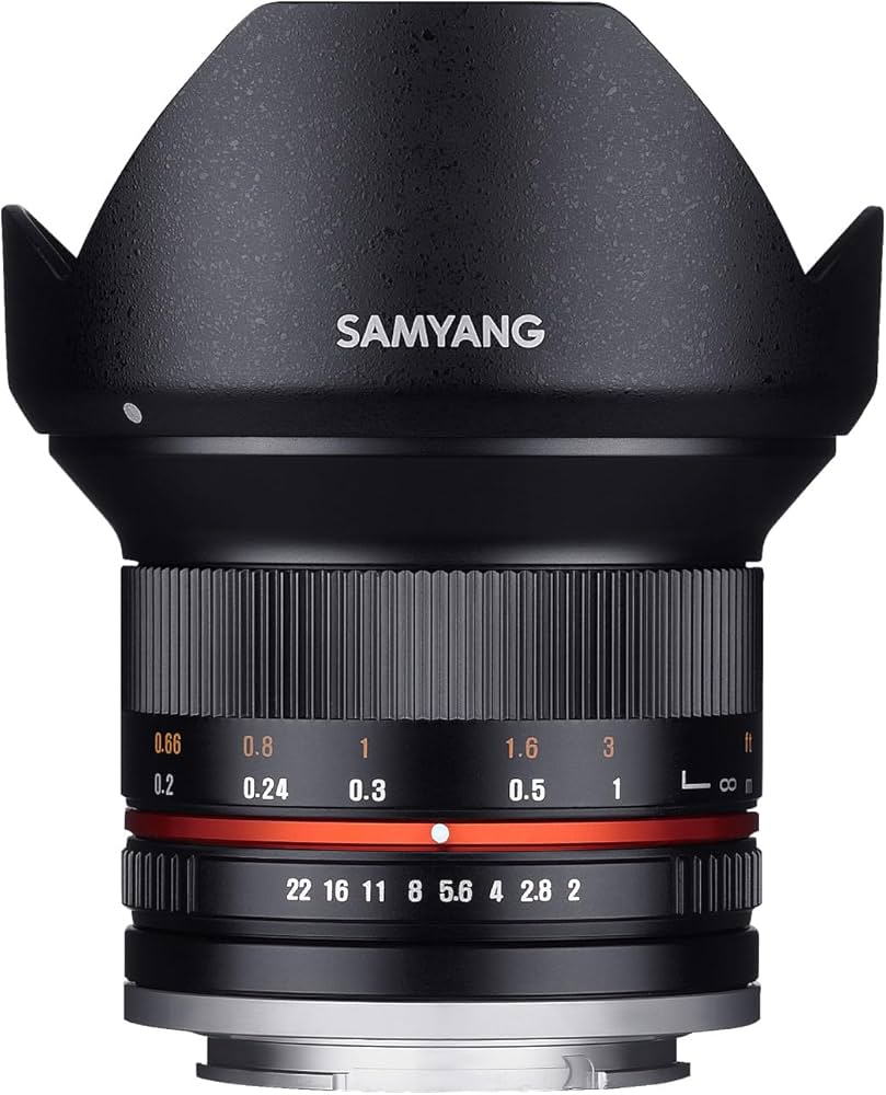 Amazon | SAMYANG 単焦点広角レンズ 12mm F2.0 ブラック フジフイルム