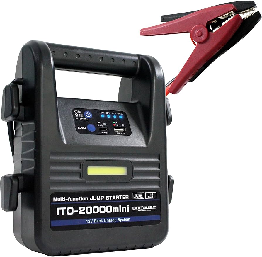 Amazon | 88HOUSE ジャンプスターター 12V 大容量 修理対応可 20000mAh