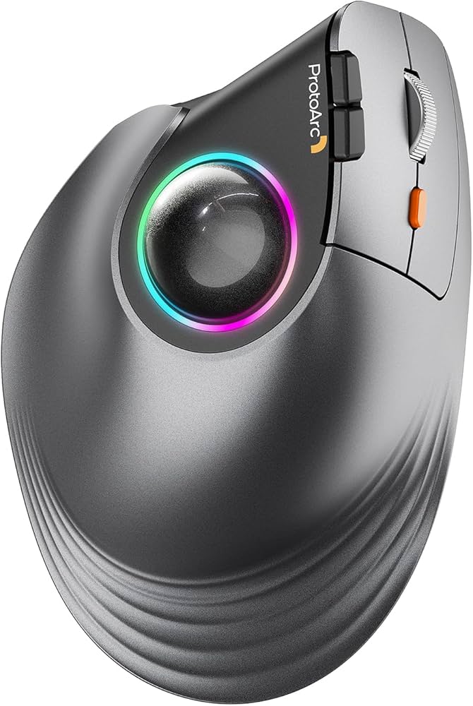 Amazon | ProtoArc EM05バーティカル トラックボールマウス 縦型62