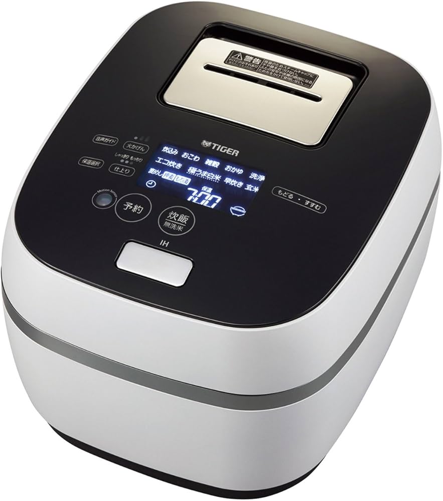 Amazon | タイガー 土鍋圧力IHジャー炊飯器（3.5合炊き） フロスト