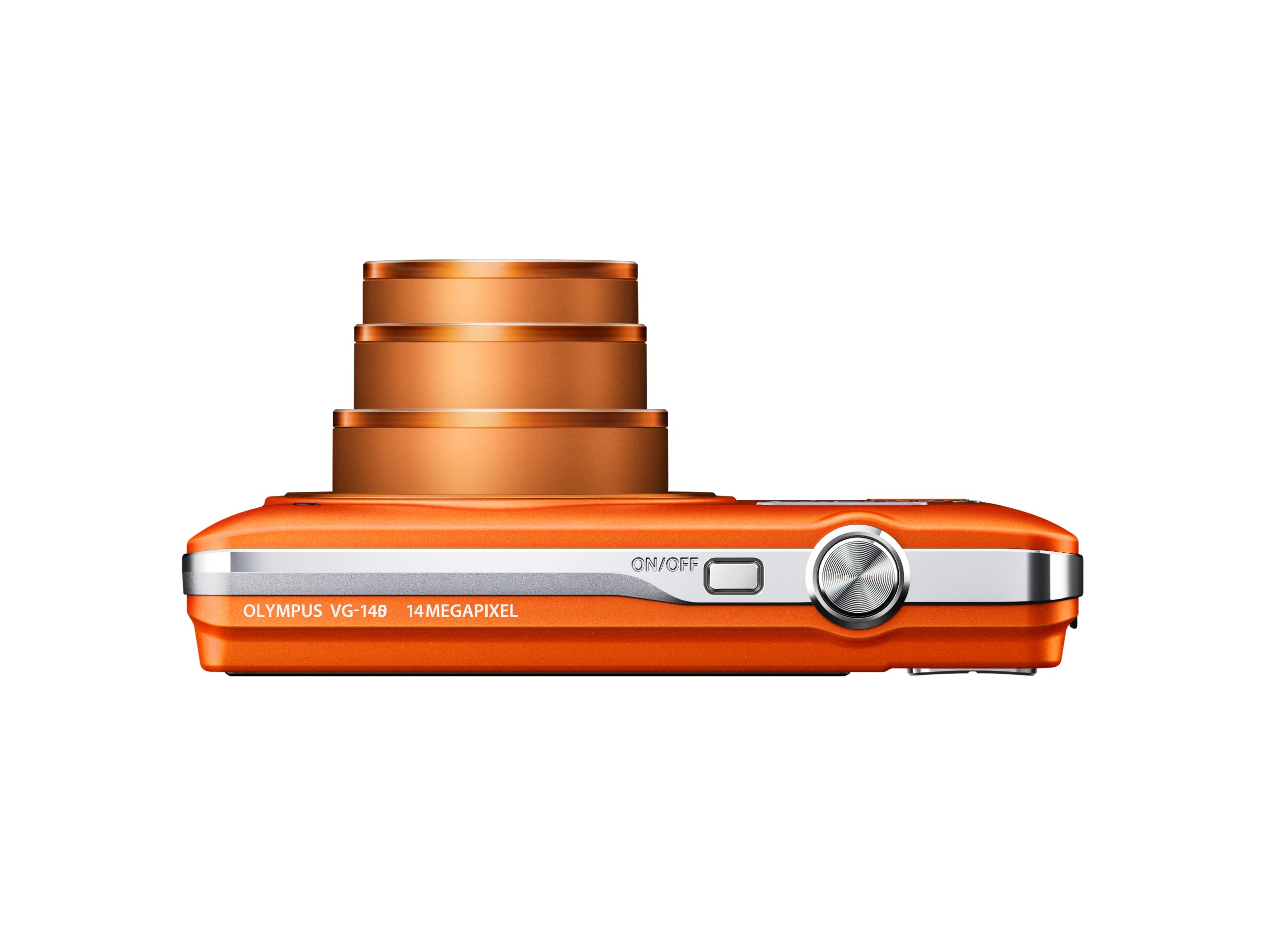 Amazon | OLYMPUS デジタルカメラ VG-145 オレンジ 1400万画素 広角
