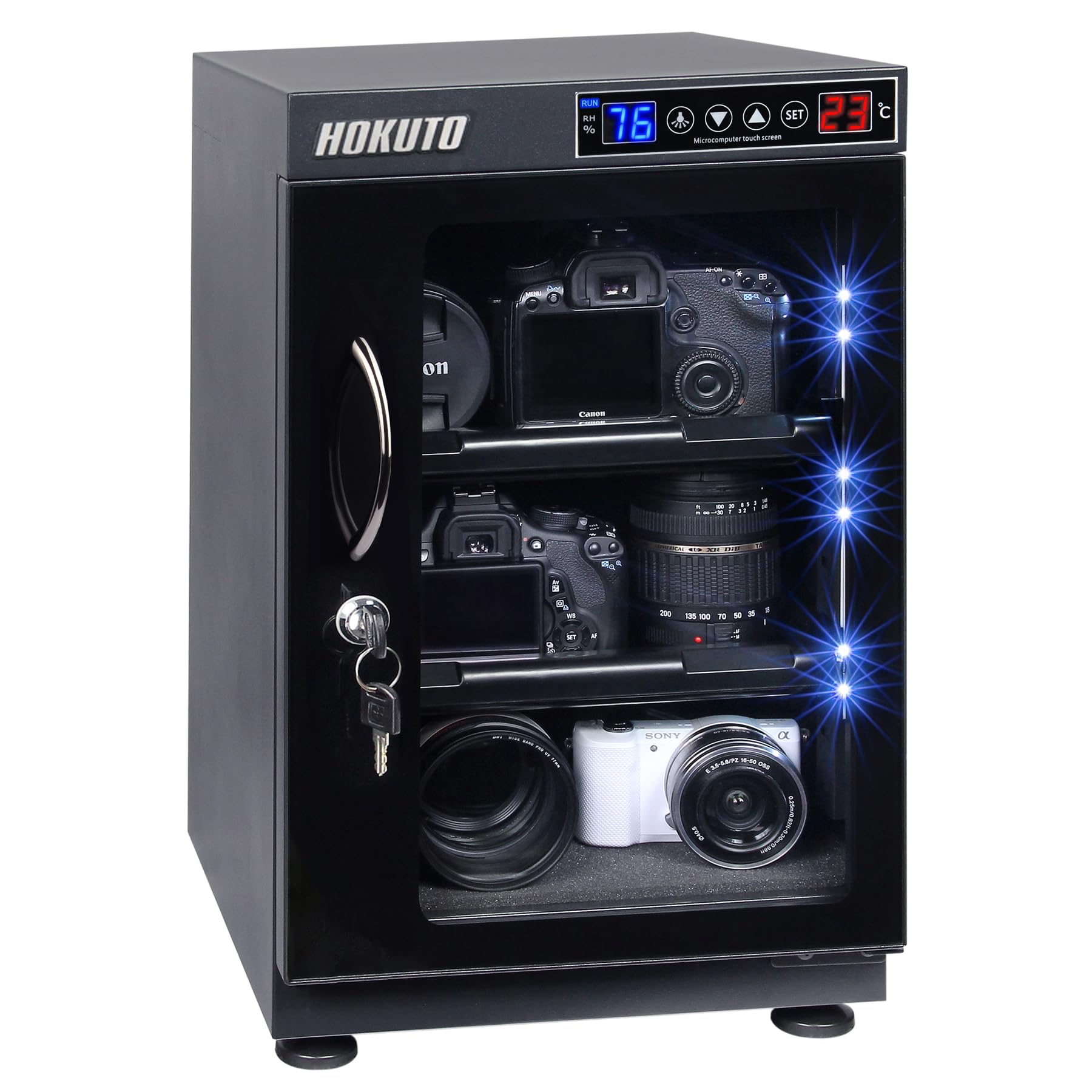 Amazon | HOKUTO 防湿庫・ドライボックス HP-38EX HPシリーズ38L全自動