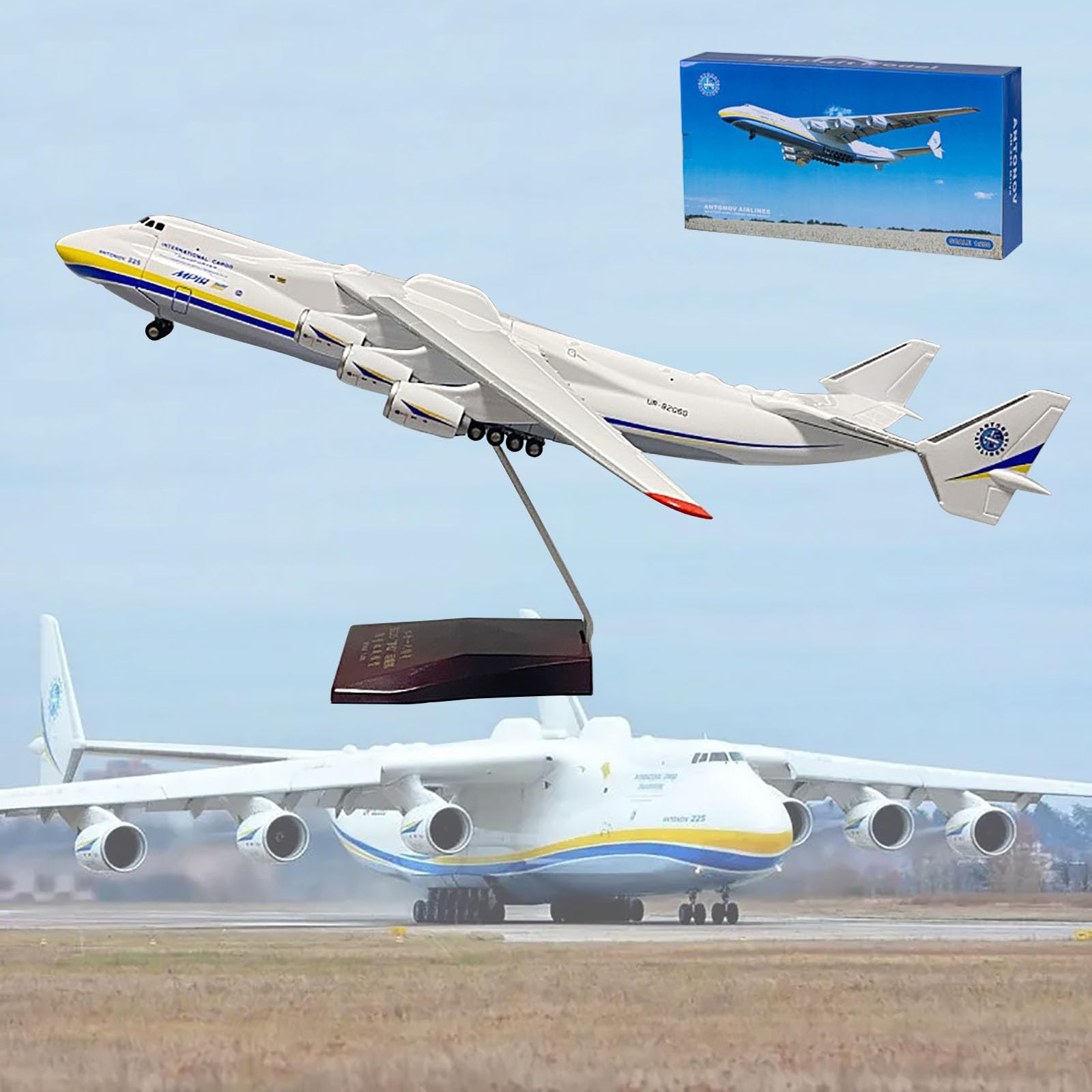 Amazon.co.jp: AZIZAT 1:200アントノフAn-225 Mriya大型輸送飛行機