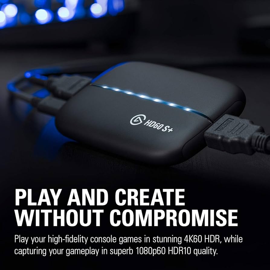 Amazon.com: Elgato HD60 S+, External Capture Card, Stream and