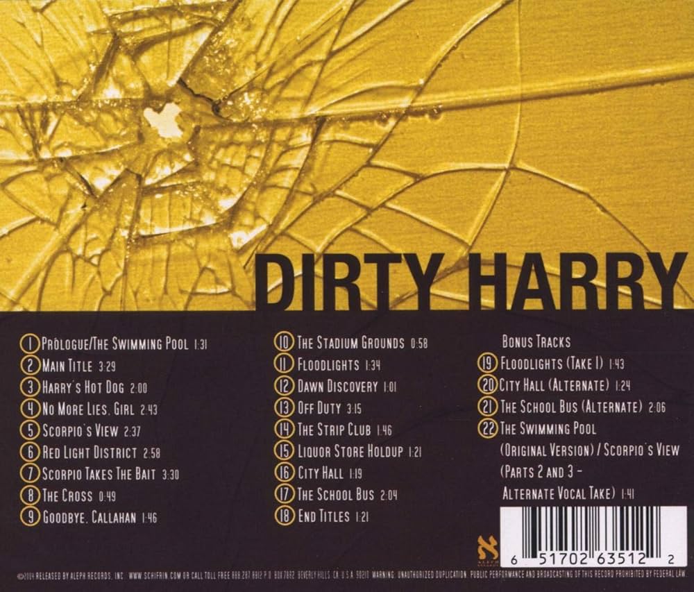 ダーティハリー オリジナル·サウンドトラック 完全版 ラロ・シフリン