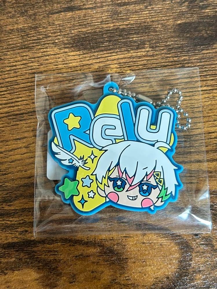 Amazon.co.jp: すたぽら 3周年記念 ラバーネームキーホルダー Relu