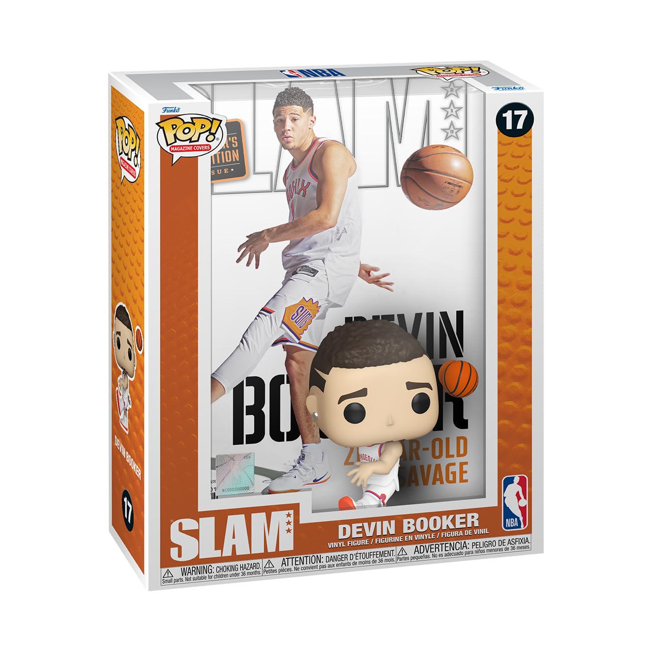 Amazon.co.jp: NBA デビン・ブッカー フィギュア Funko Slam Cover NBA