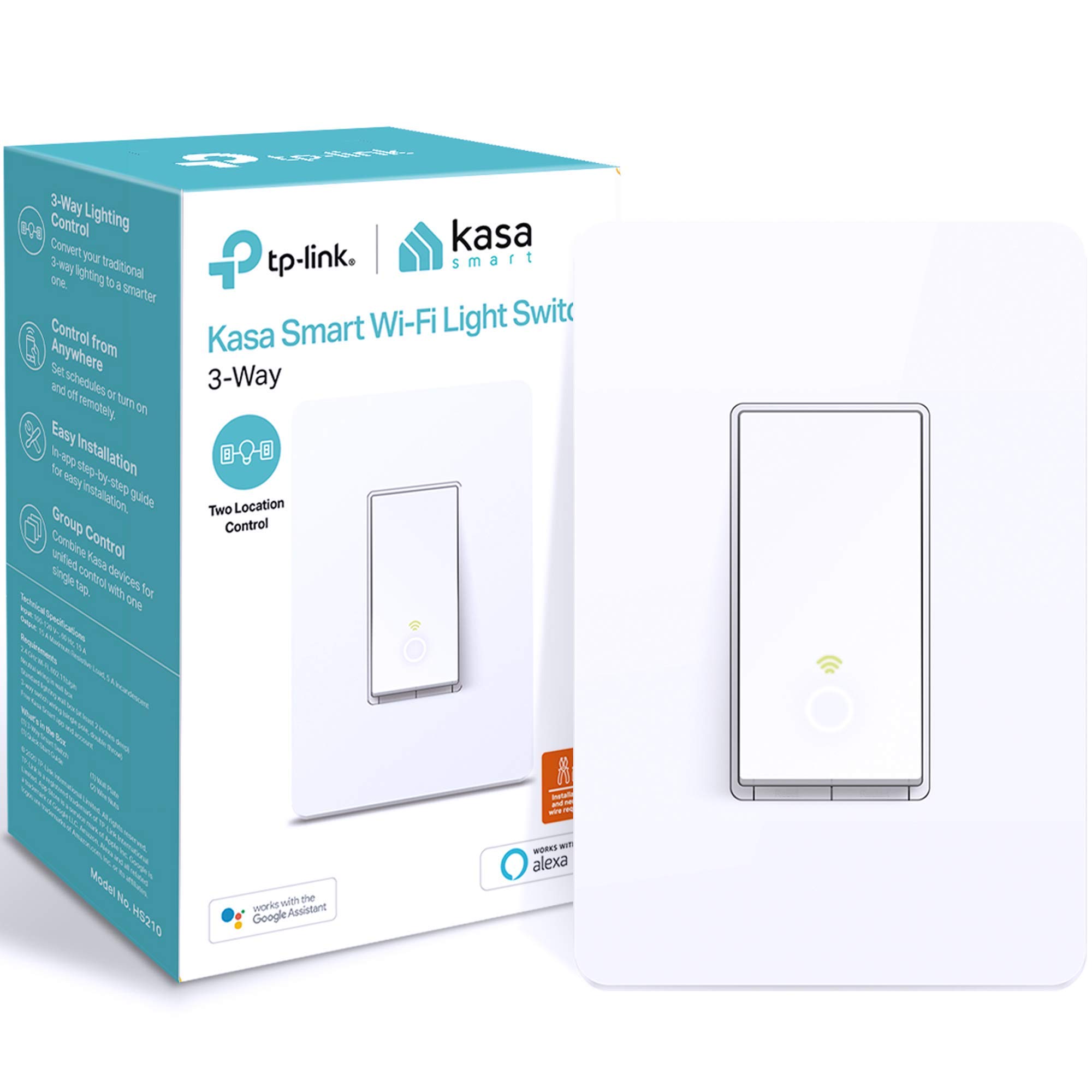 Amazon.com: Kasa Smart 3 Way Switch HS210, Needs Neutral Wire, 2.4