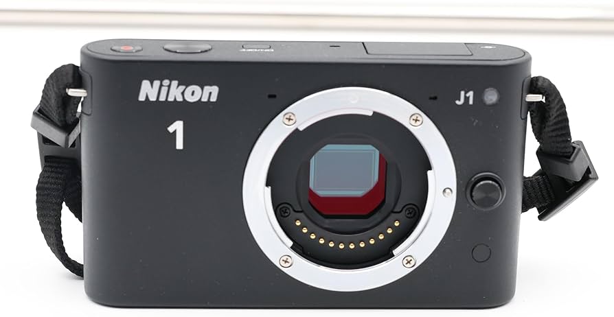 Amazon.com : Nikon 1 J1 10.1 MP HD Digital Camera Body Only (Black