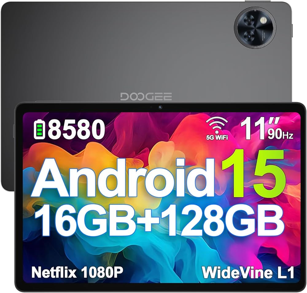 DOOGEE U11 (2026) Tablet Android de 28 cm, 16 GB + 128 GB/2TB TF Octa-