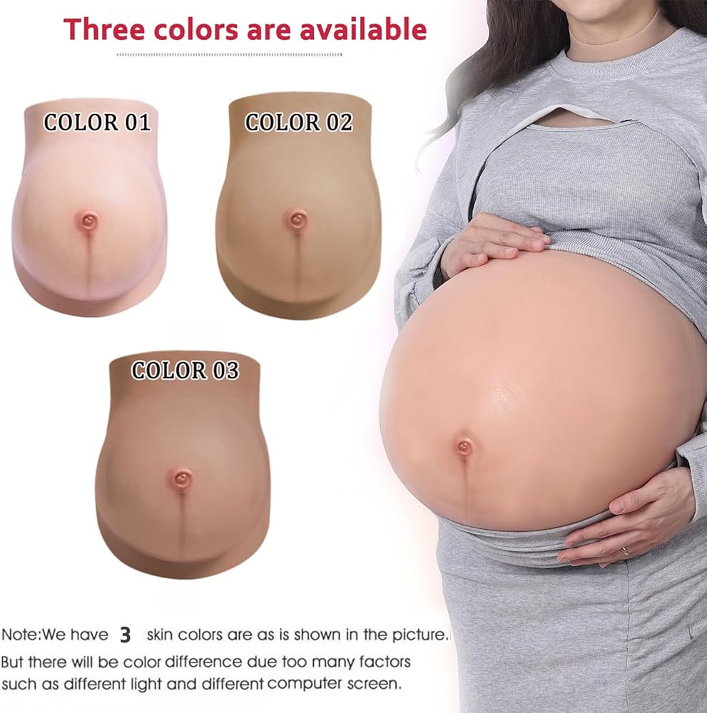妊婦 コスプレ シリコン 腹 8-10か月 S Amazon.co.jp: シリコン 偽の