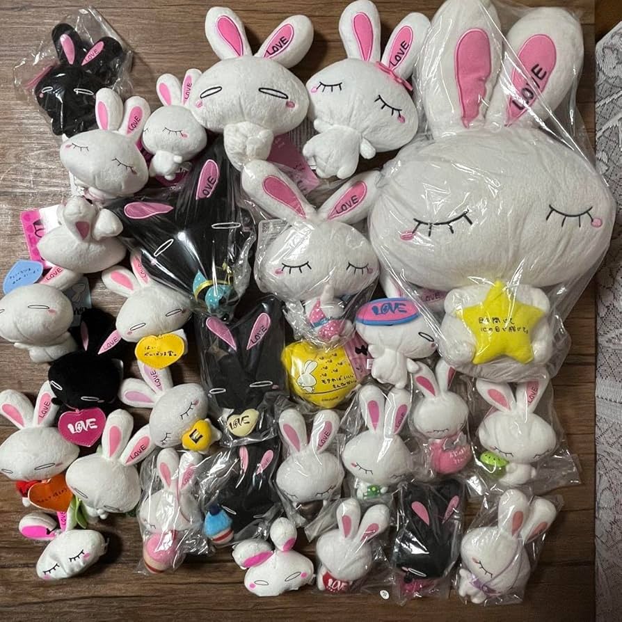 Amazon.co.jp: LOVEうさぎ ぬいぐるみ、マスコット詰め合わせセット
