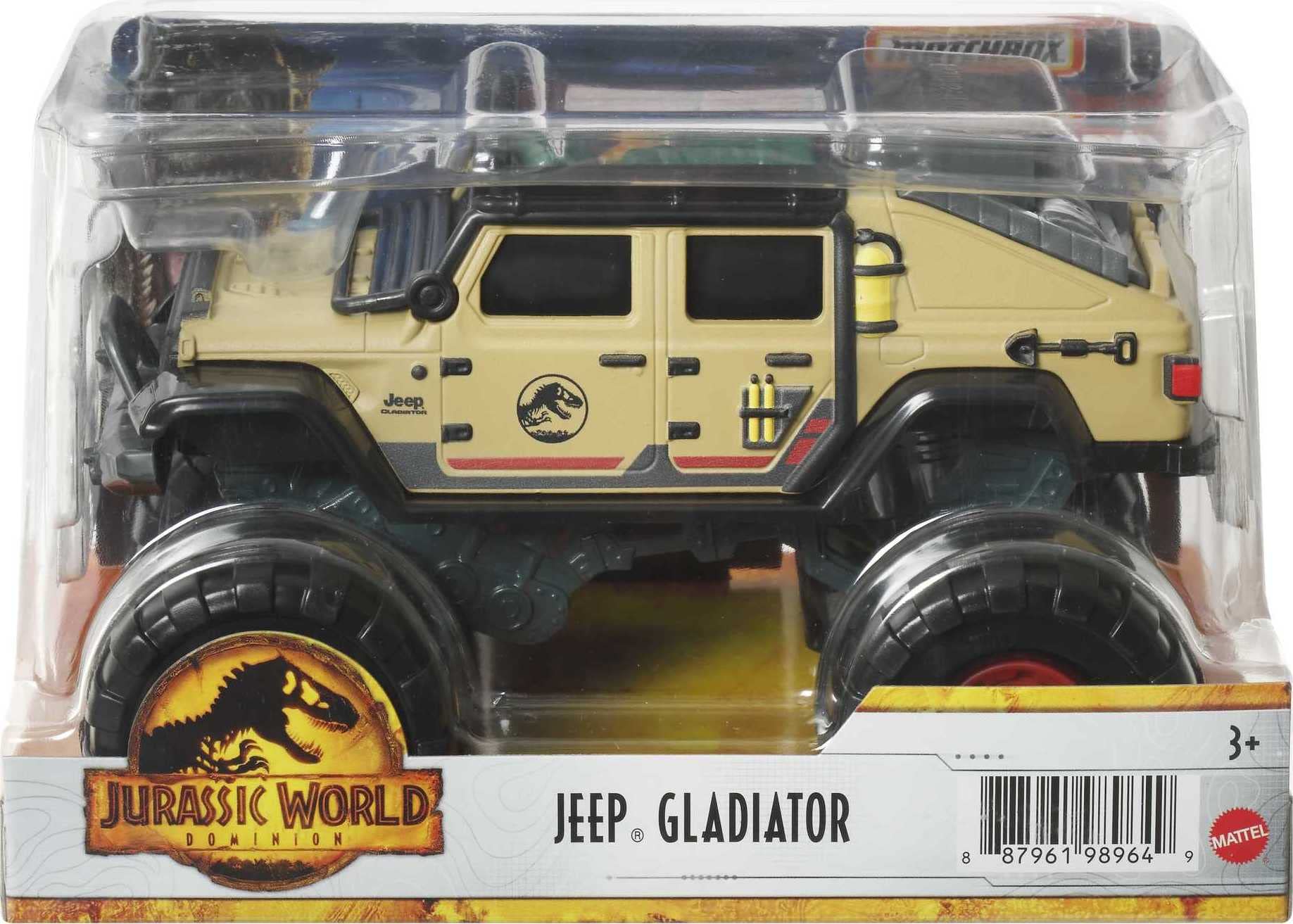 Amazon.com: Matchbox Jurassic World Dominion Jeep Gladiator 1:24