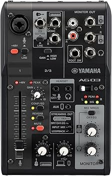 Amazon | ヤマハ AG03MK2 ブラック | DJミキサー | 楽器・音響機器
