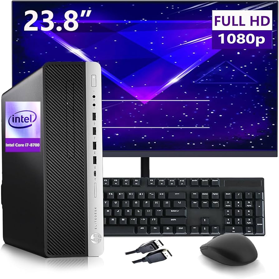 Amazon.com: HP EliteDesk 800 G4 SFF Business Desktop PC with New