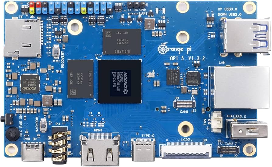 Amazon.com: Orange Pi 5 16GB Rockchip RK3588S 8 Core 64 Bit Single