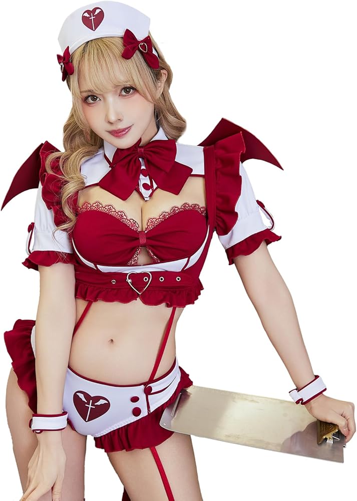 Amazon.co.jp: [Malymoon] コスプレ ナース 看護師 サキュバス 悪魔