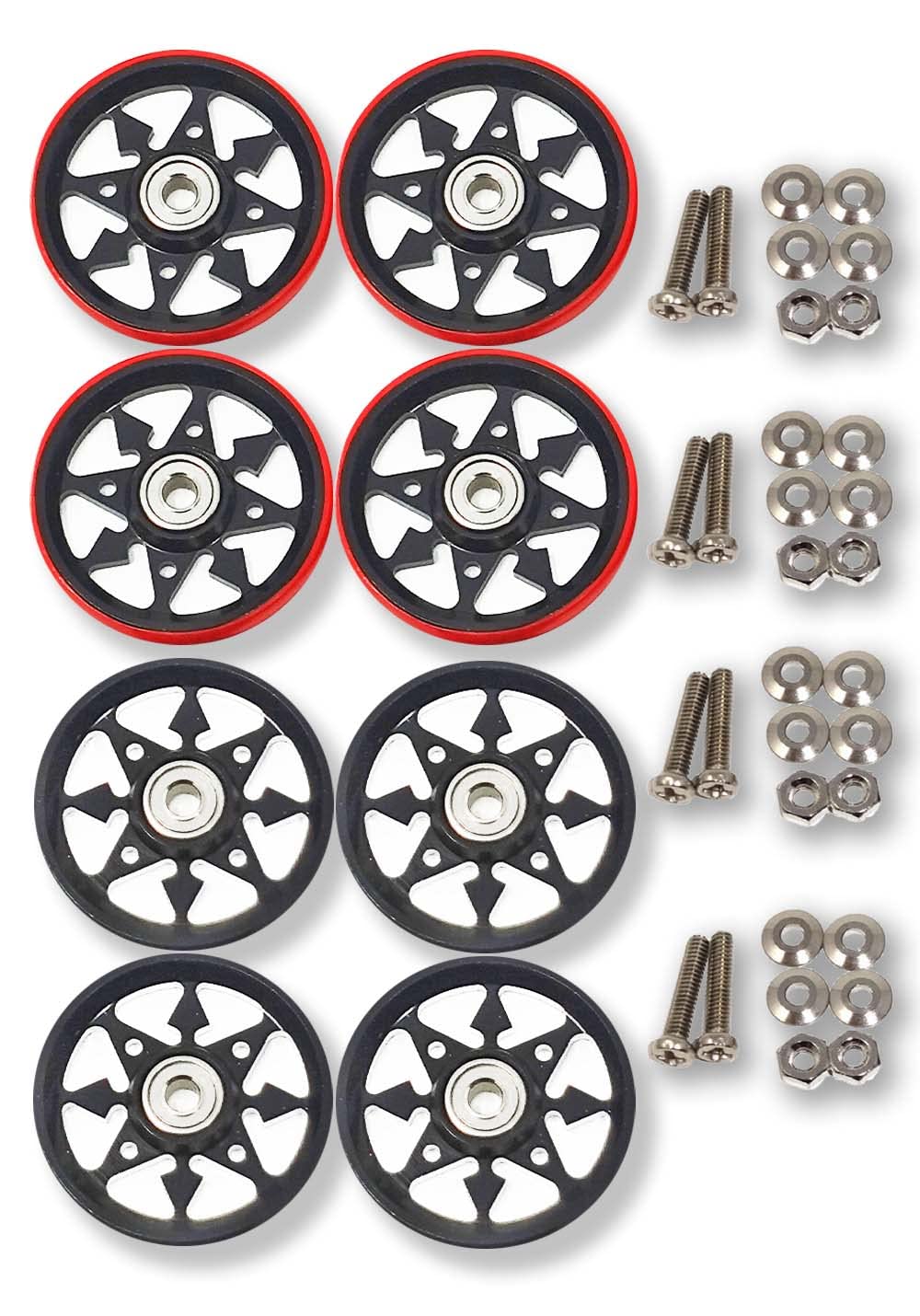 Amazon | mokedo-factory ミニ四駆 ローラー 19mm アルミベアリング