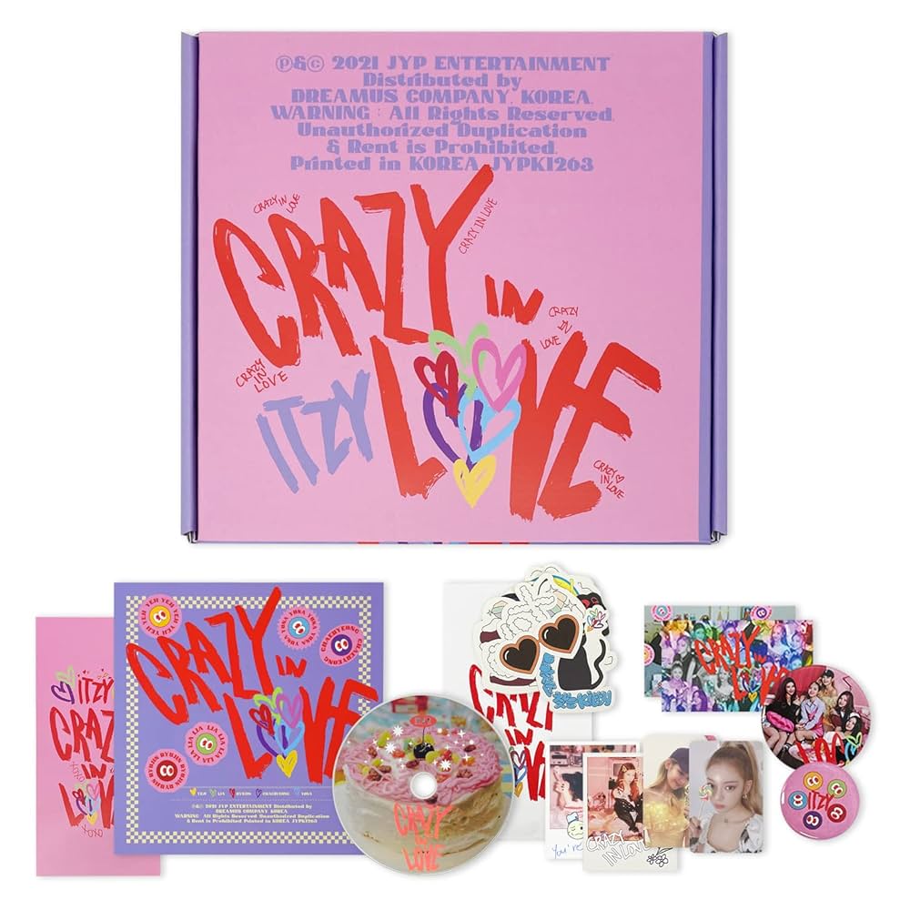 Amazon.co.jp: ITZY The 1st Album - CRAZY IN LOVE [ ITZY VER