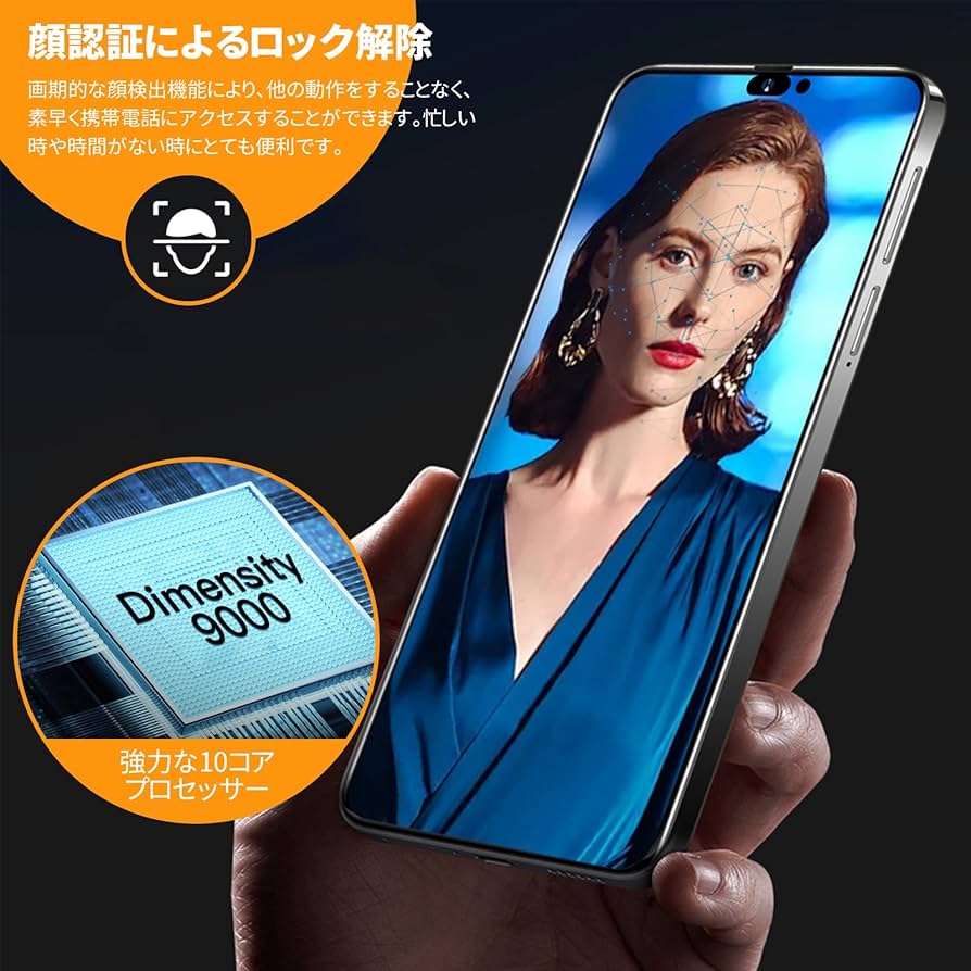 Amazon | I14 Promax スマートフォン2GB+16GB 携帯電話 6.3インチ HD大