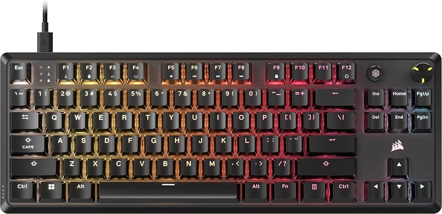 Amazon.com: Corsair K70 CORE TKL RGB Tenkeyless Mechanical Wired