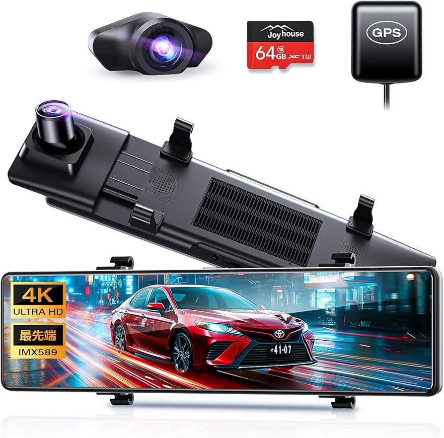 Amazon.co.jp: ドライブレコーダー ミラー型 4K高画质 【2024年新版&12