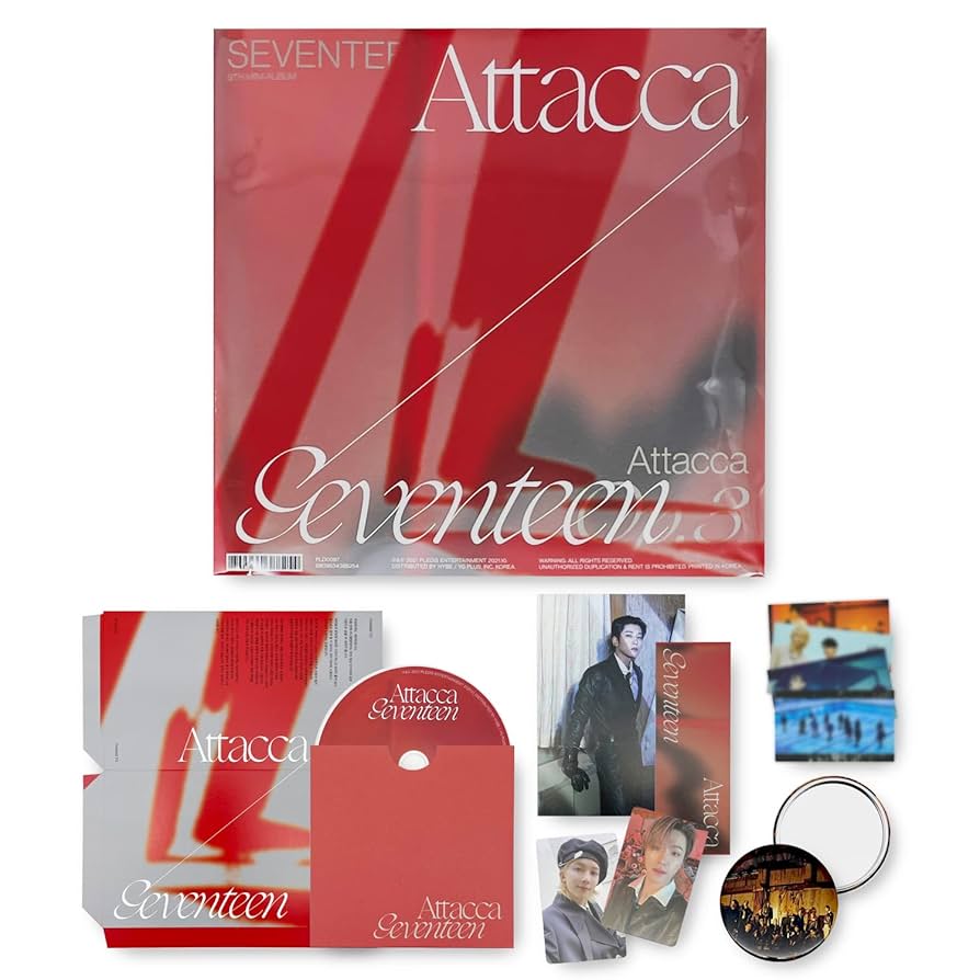 SEVENTEEN 9TH MINI ALBUM [ Attacca ] - ( Op.3 Ver ) Photo Book +