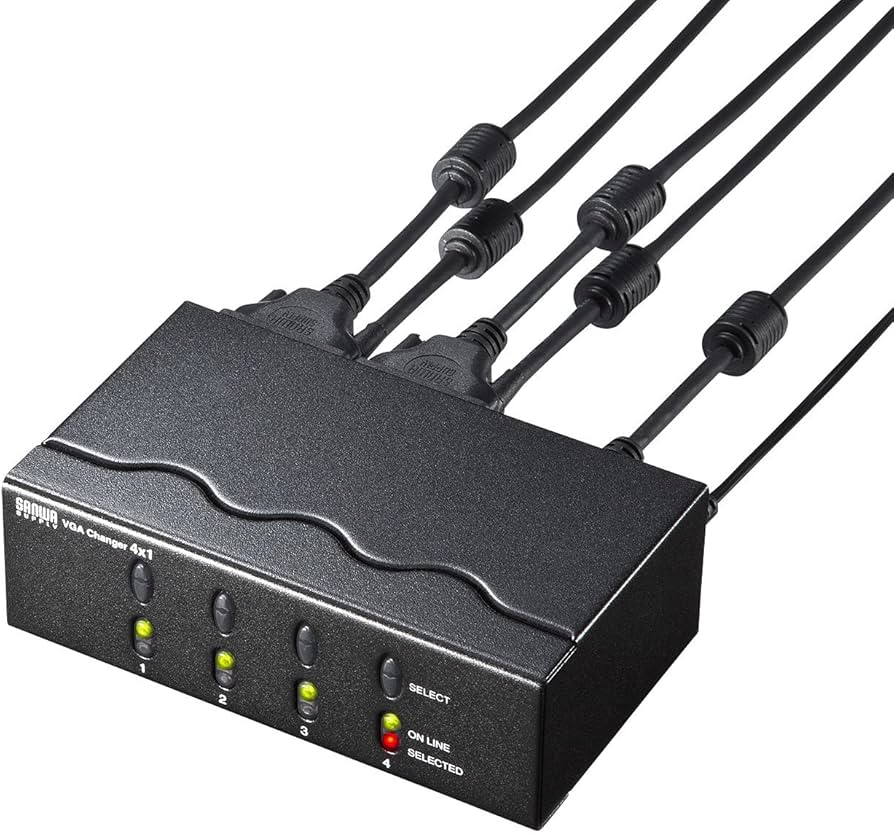 Amazon.co.jp: サンワサプライ ディスプレイ切替器(ミニD-sub(HD)15pin