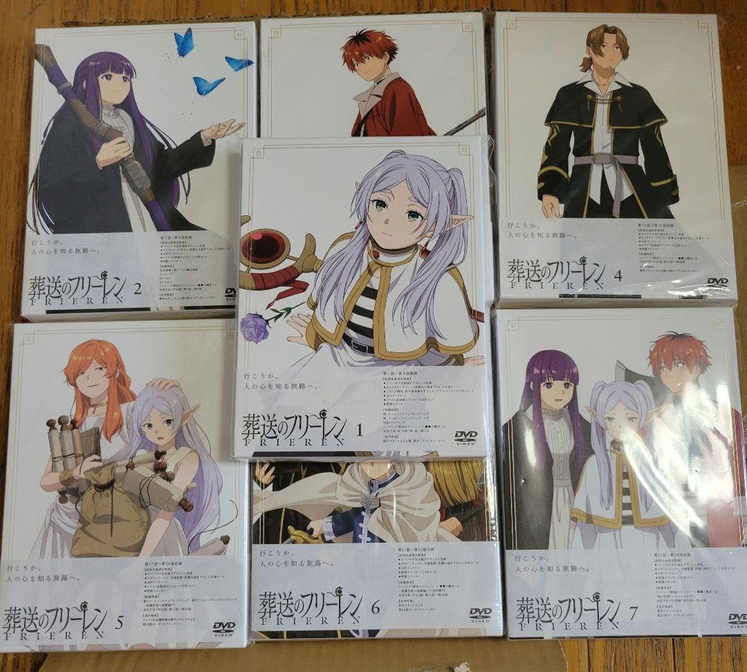 Amazon.co.jp: 葬送のフリーレン DVD 初回生産限定版 1～7巻 全巻 封入