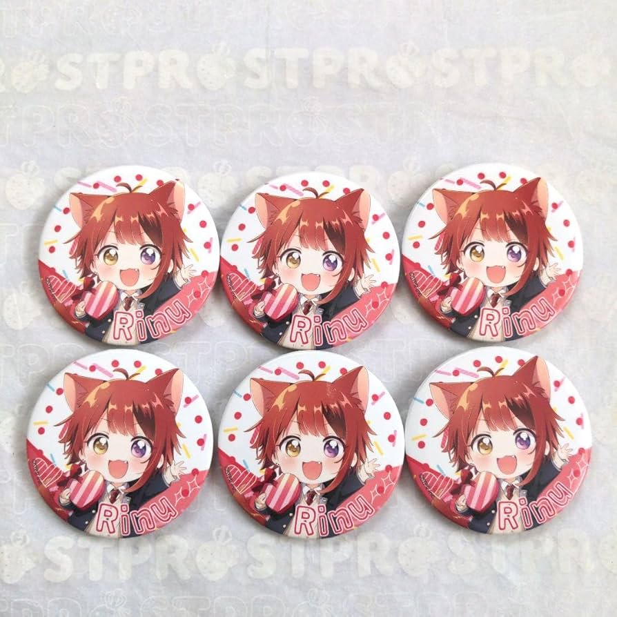 すとぷり莉犬くん 缶バッジ 旗持ちデフォ HERE WE GO!! 後半 60個