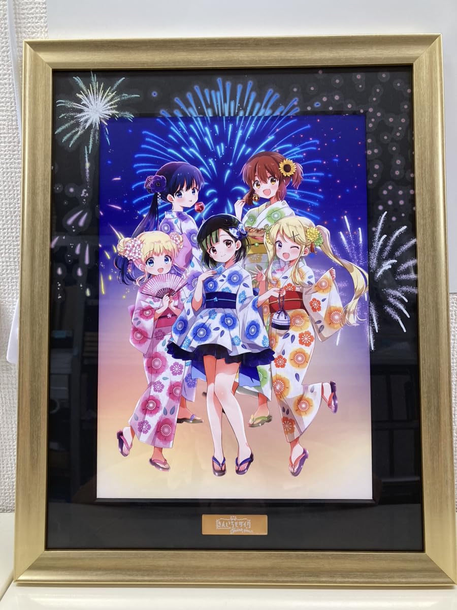 きんいろモザイク 直筆サイン入り複製原画 きんいろモザイク 直筆