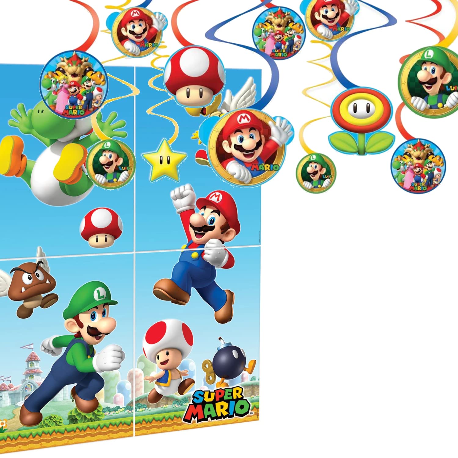 Amazon.co.jp: マリオパーティーの背景とデコレーション – スーパー