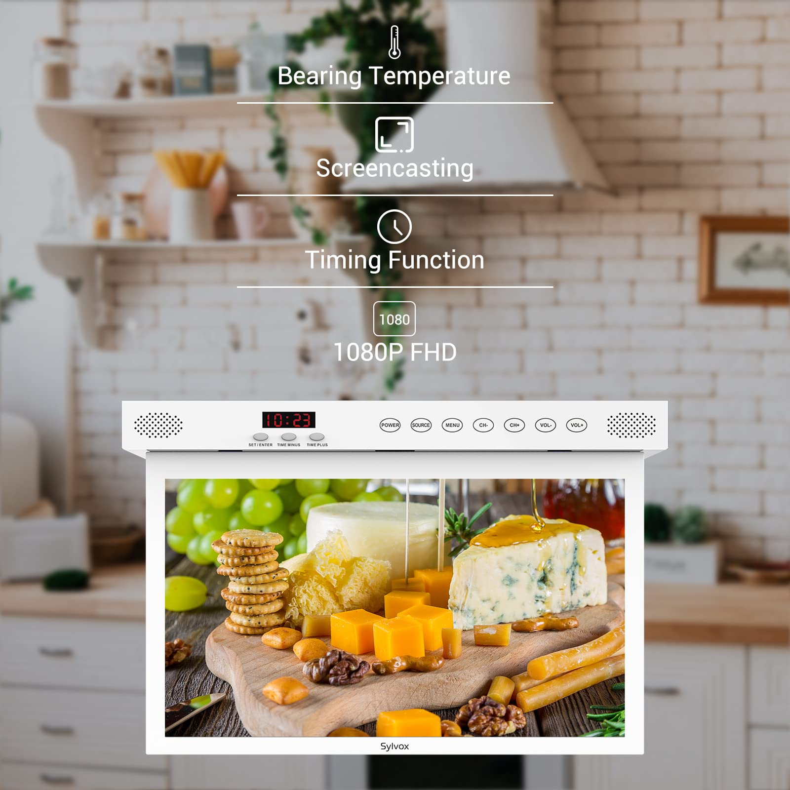 Amazon.co.jp: SYLVOX tv テレビ 防湿性 サビ止め 15.6イン チ