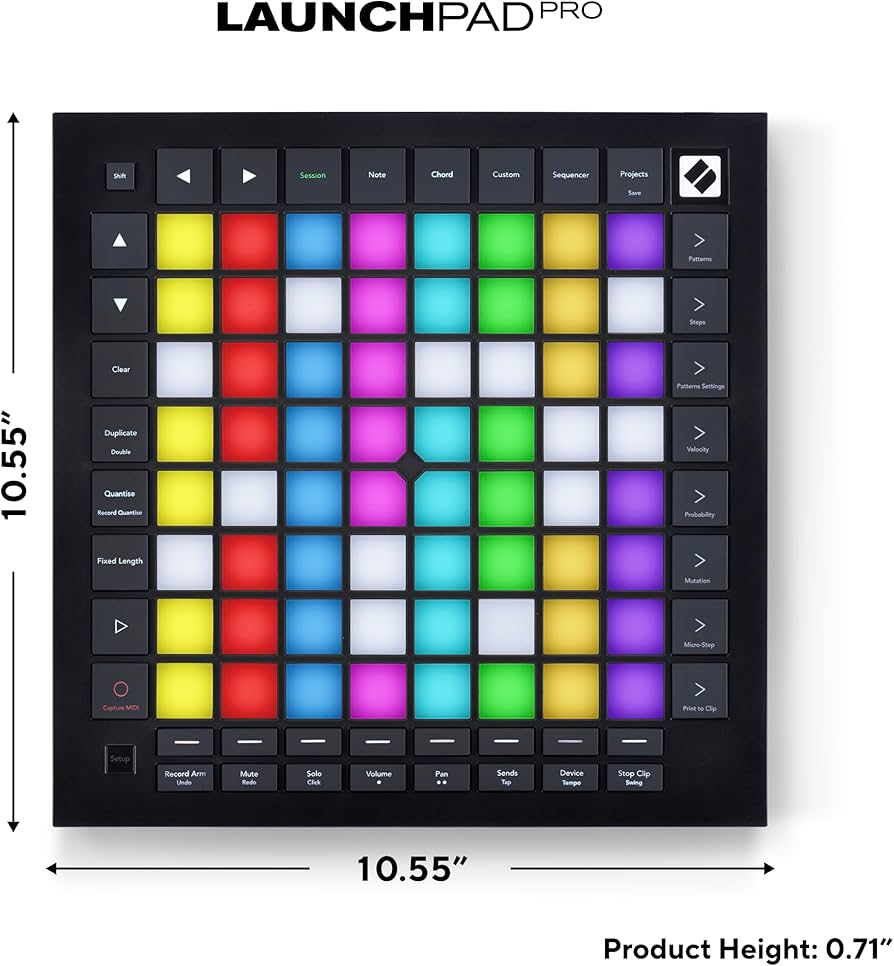 Amazon.com: Novation Launchpad Pro MK3, MIDI 64-Grid Controller