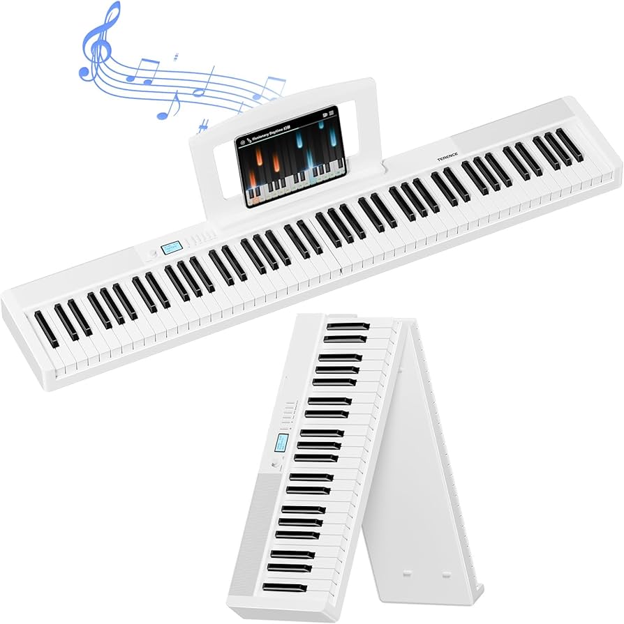 Amazon | TERENCE 電子ピアノ 88鍵盤 折り畳み タッチレスポンス鍵盤