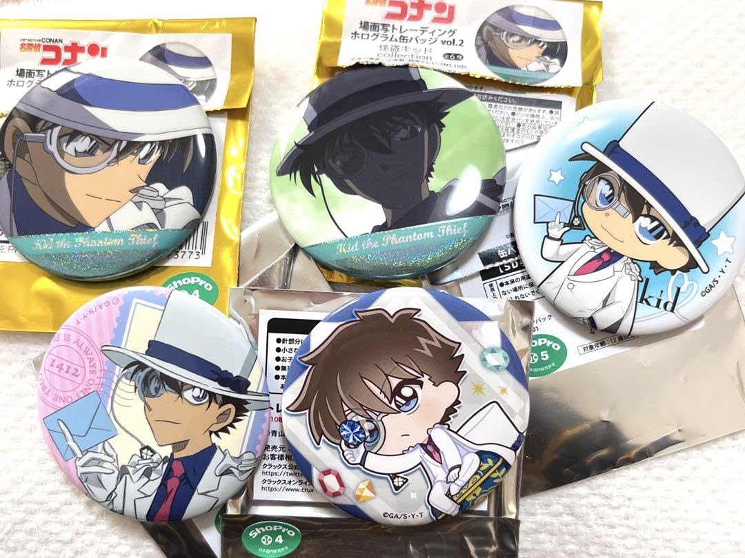 まじっく快斗 キッドがいっぱい vol.2 缶バッジ 怪盗キッド 黒羽快斗
