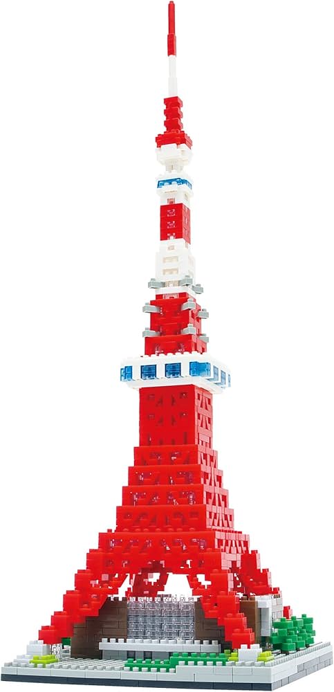 Amazon.co.jp: ナノブロック 東京タワー Deluxe Edition NB-018 : おもちゃ