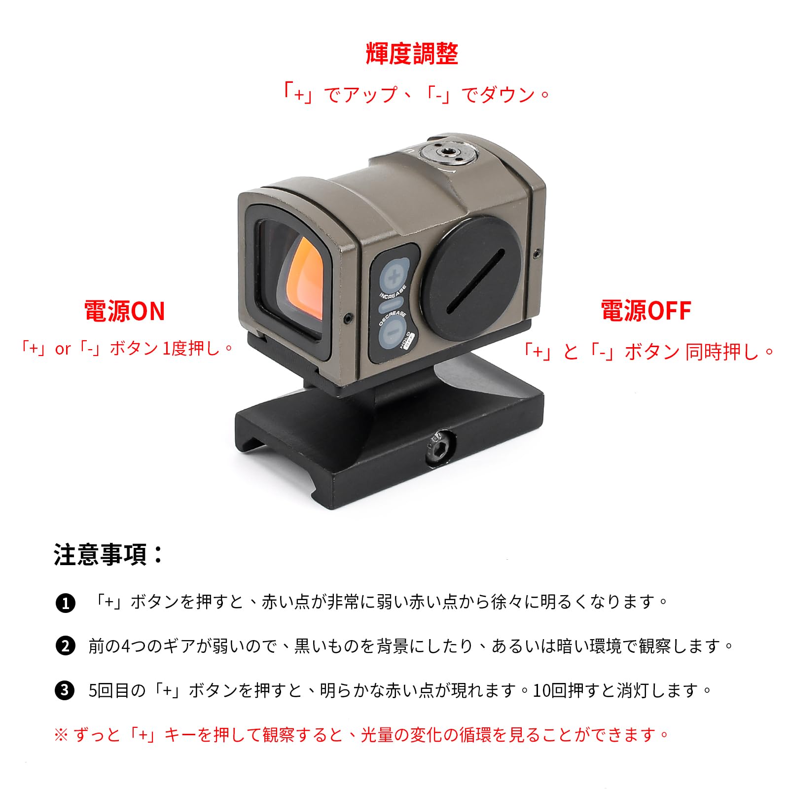 Amazon.co.jp: QIRUIMY Aim point ACRO P-2 レットドットサイト